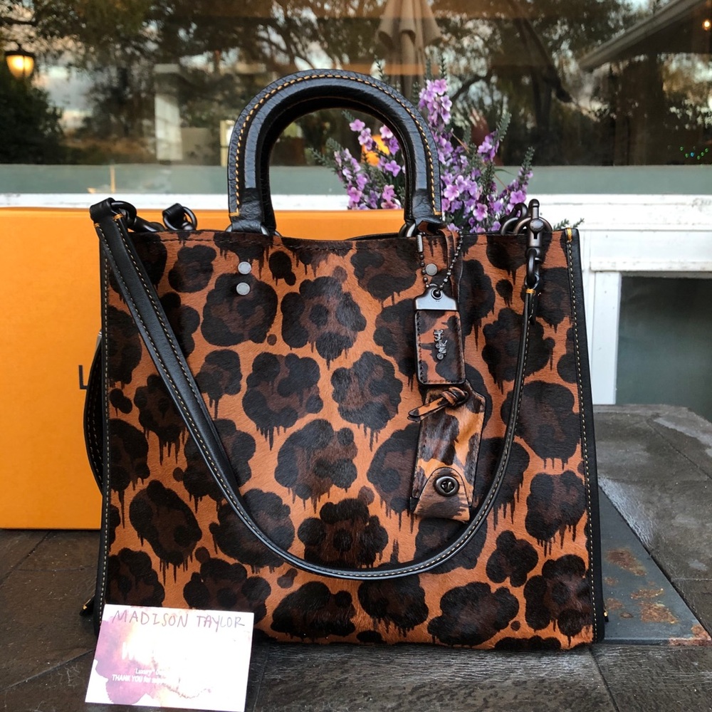 Coach Rogue 1941 Wild Beast Animal Print Purse NEW